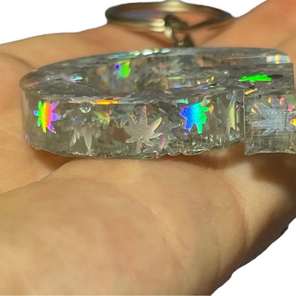 Holographic Initial Keychains - Picture 3 of 3